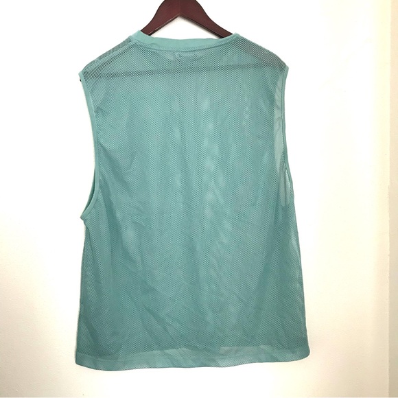 Mens ASOS design sleeveless mesh shirt. 2XL - Picture 2 of 5
